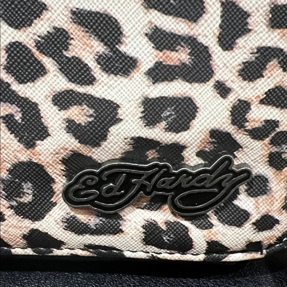 Ed Hardy | Leopard Print Wallet/Wristlet - Picture 6 of 11